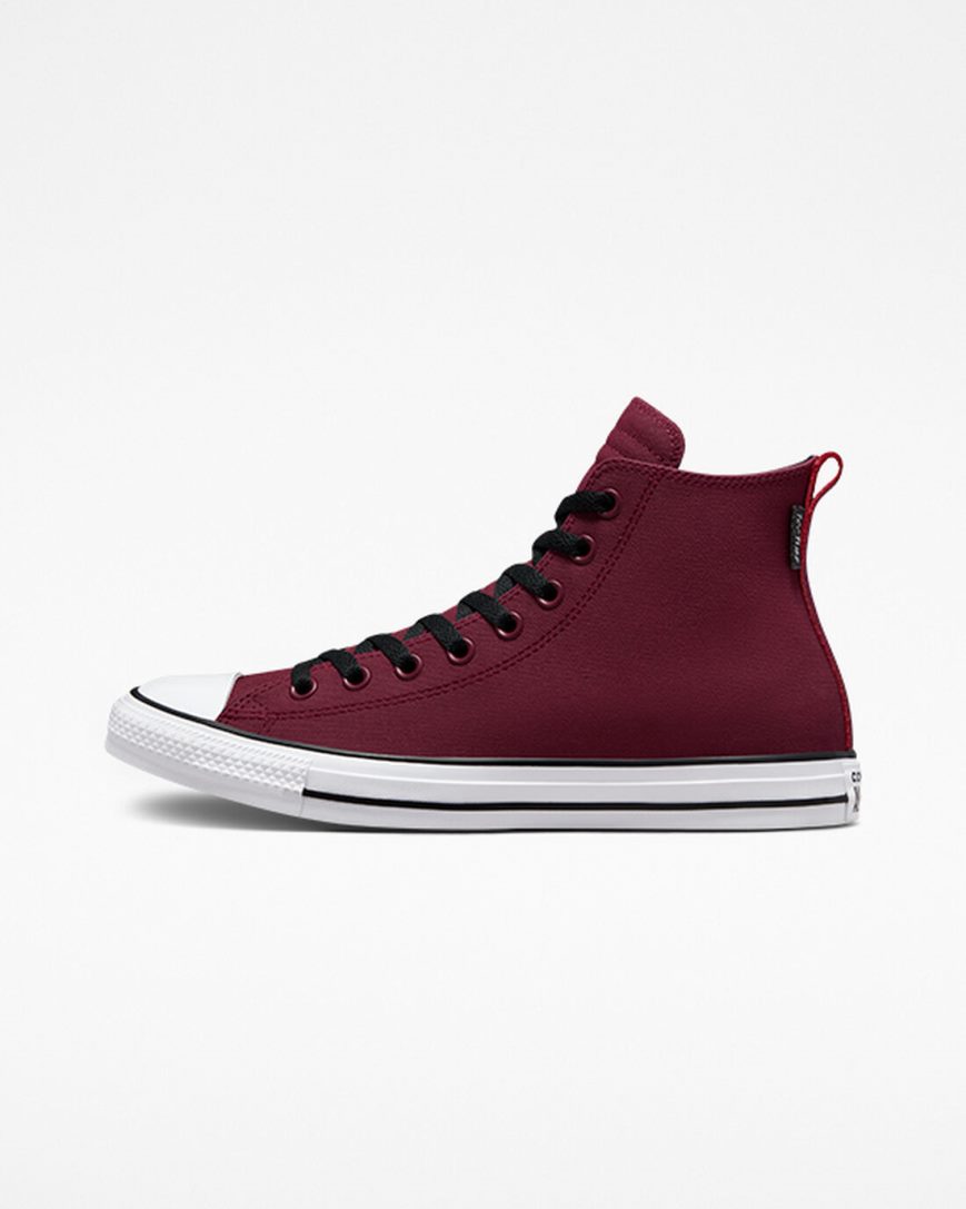 Men's Converse Chuck Taylor All Star TecTuff High Top Shoes Dark Red / White / Black | AU 83E01N